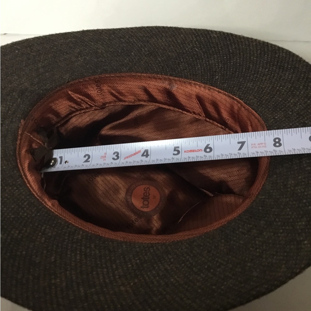 Totes Men’s Brown Wool Blend Hat Size M - Picture 6 of 6